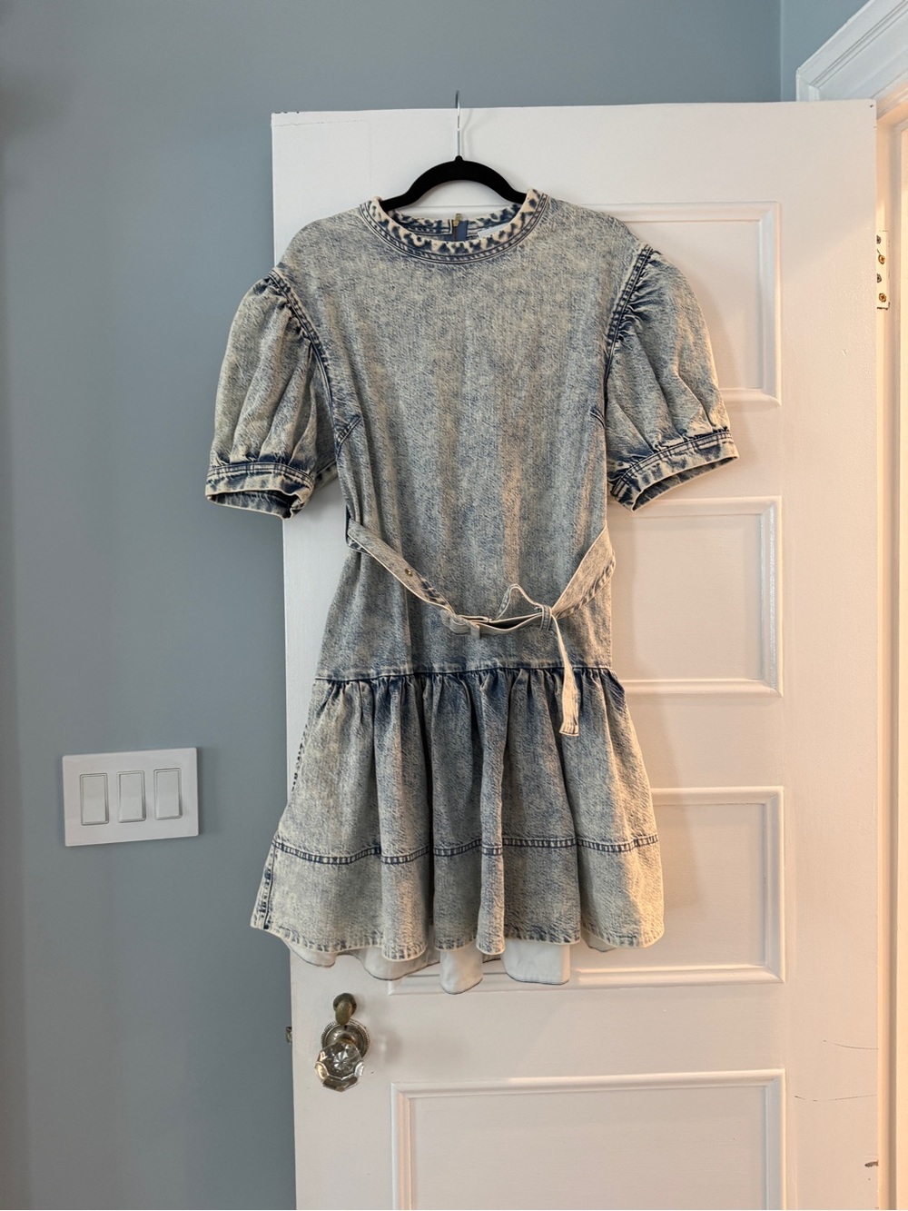 Tanya Taylor Denim mini dress
